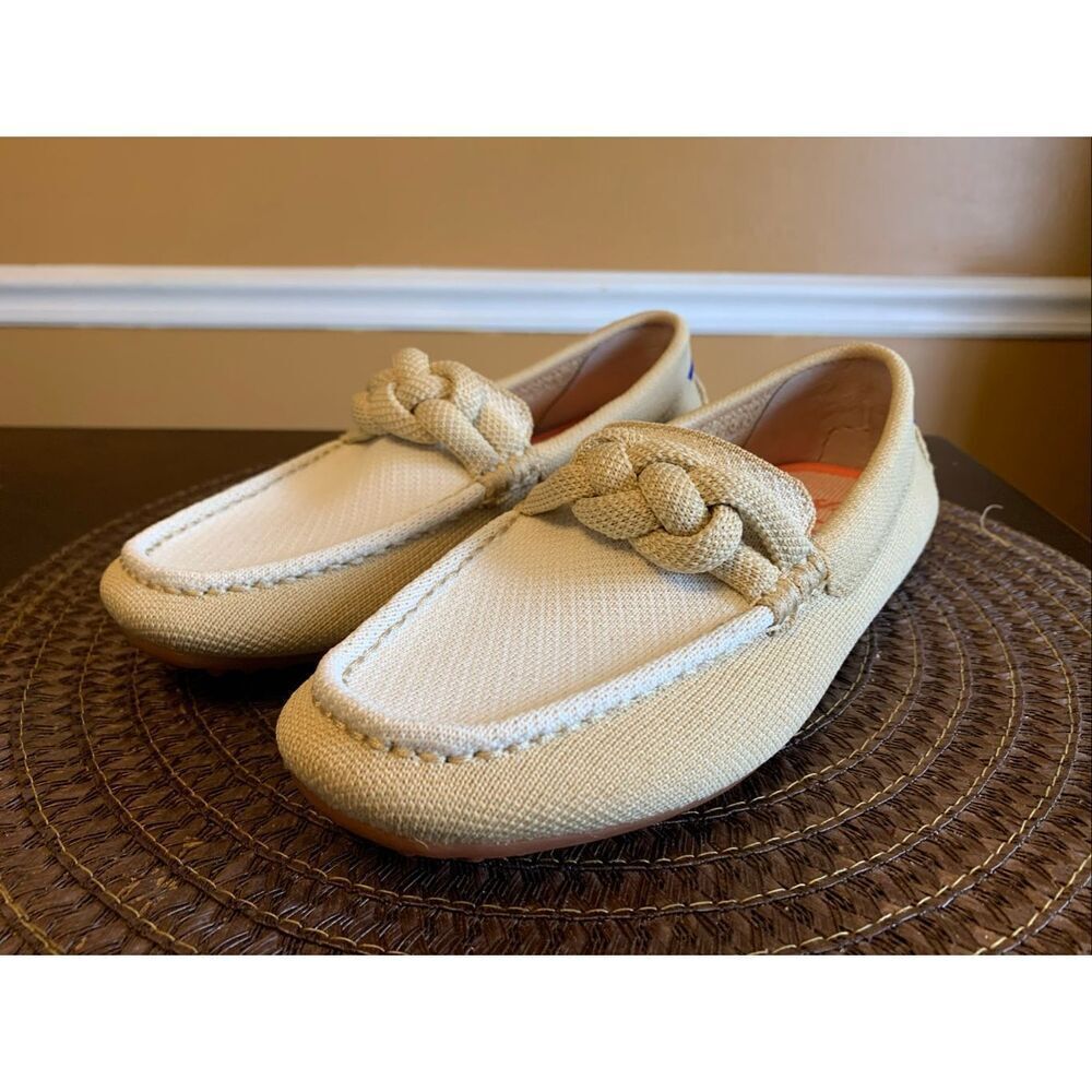Rothy’s The Braid Driver Loafer Slip-On Comfort Shoes- Cappuccino , Women’s 6.5